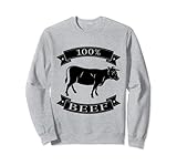 Funny 100 percent beef bull design