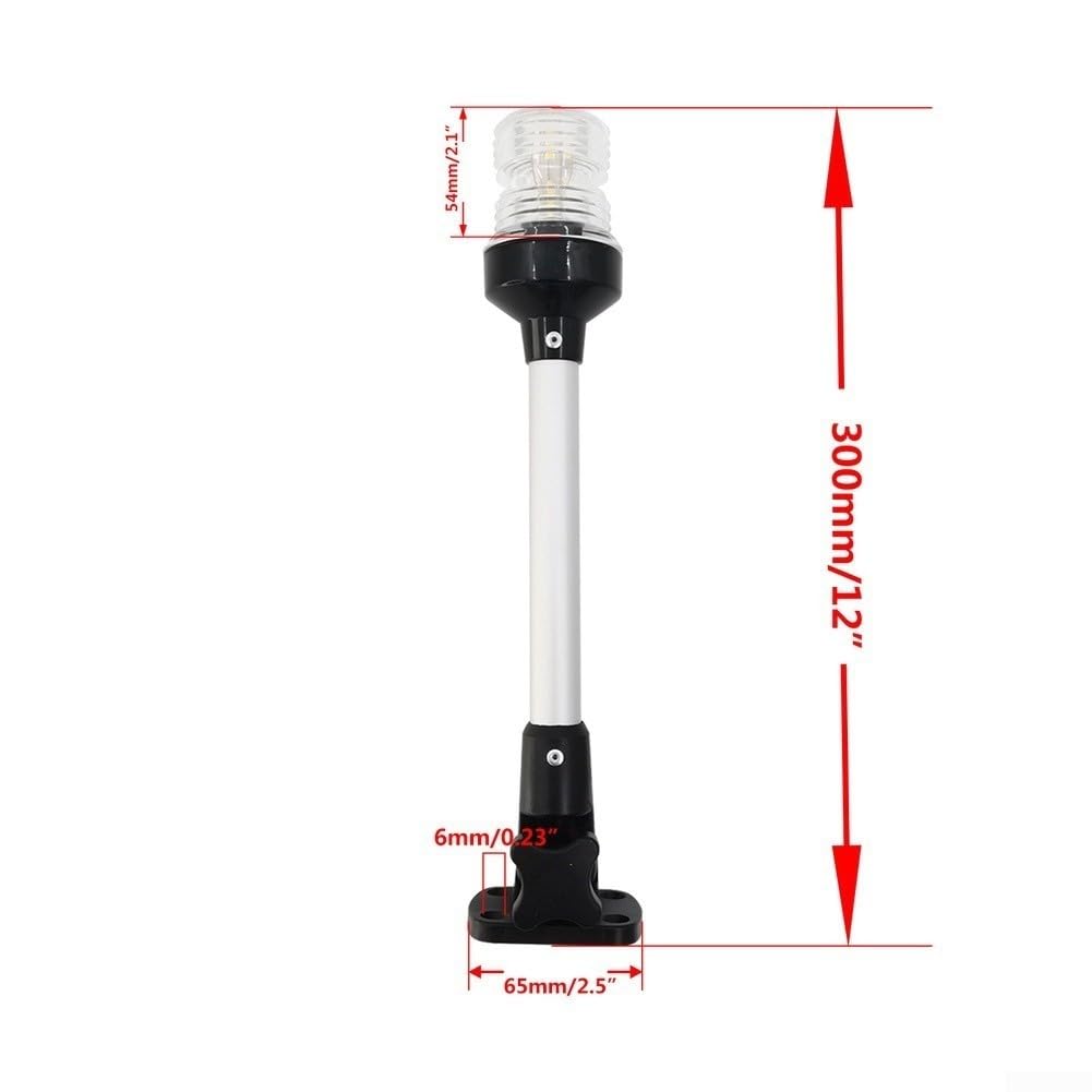 LED Pieghevole 180° per Barca 30cm Nero LED Pieghevole 180°