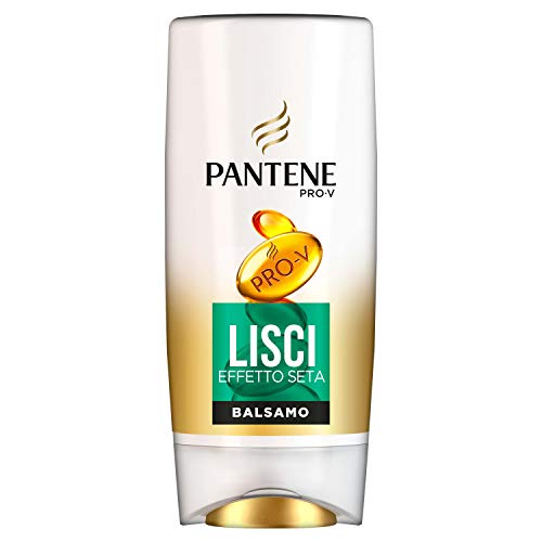 Pantene Lisci Effetto Seta Balsamo per Capelli Tendenti al Crespo, 675 ml