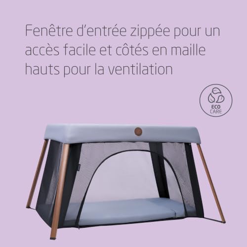Maxi-Cosi Iris2, Lit Parapluie avec Matelas, 0-15 kg, Essential Graphite