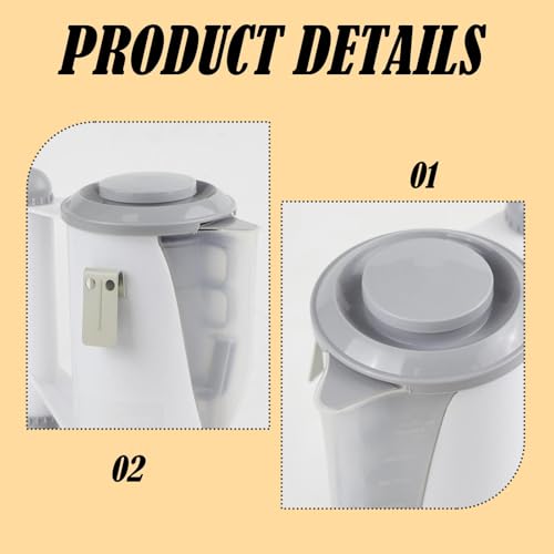 Hervidor eléctrico portátil 550ml metal y PP miniatura 3