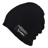 アビレックス ニットキャップ ビーニー (Aタイプ ブラック（ジャガード編み）)