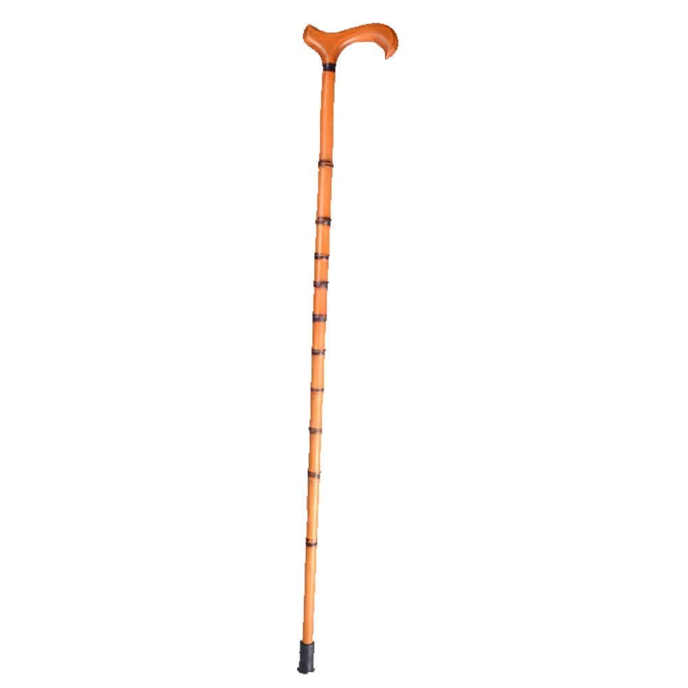 Bastón Muletas De Madera Viejas, Bastón Ligero Ajustable para Equilibrio con Muletas con Mango Ergonómico De Madera, Estilo Europeo,Muletas