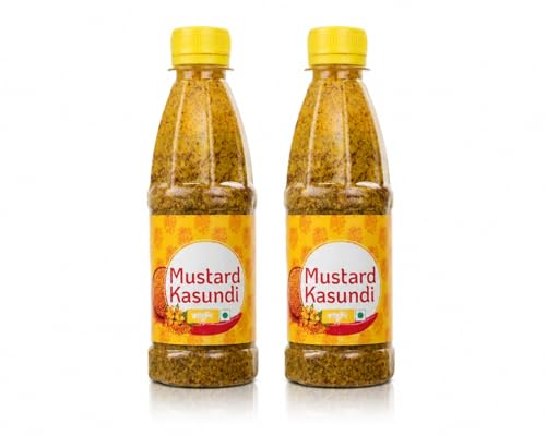 Image of KVD Collection Bengali Mustard Kasundi Sauce 900g| Handmade & No Preservatives | 100% Vegetarian (300g X 3) Pack of 3