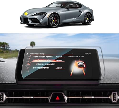 SKTU Screen Protector Foils for 2020-2025 2026 Toyota GR Supra A90 8.8In Navigation GR Supra Accessories Tempered Glass Scratch Resistance HD Clear