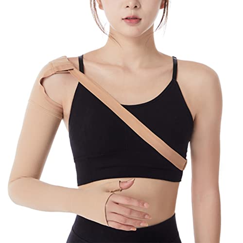 Braçadeira Com Manguito, Manga de Braço de Compressão de Linfedema, Manga de Braço de Edema Linfátic