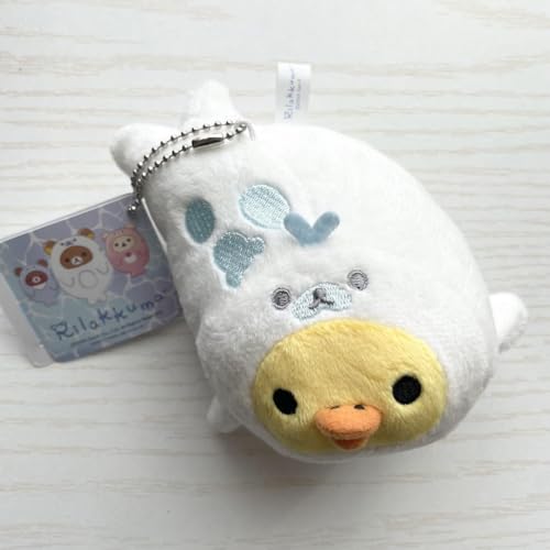 リラックマ うみリラきぶん ボールチェーン付きぬいぐるみ キイロイトリ