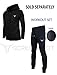 SCREENSHOT SPORTS-F11950 Mens Premium Stretch Lightweight Tech Fleece Athletic Zip-up Jacket - Running Fitness Jogger Workout Gym Sweatshirt-Black-Small