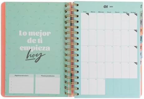 Mr.Wonderful Agenda Office 2024 Codziennie, Mój wielki rok, 22,1 x 2,1 x 15,6