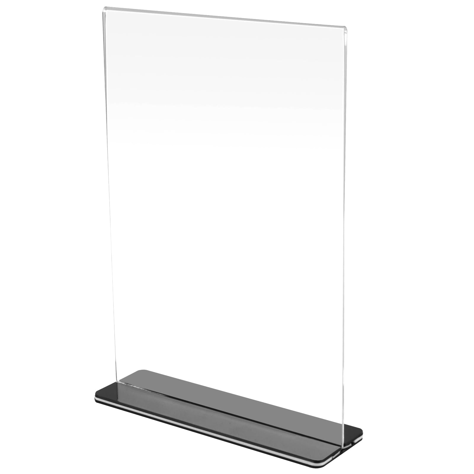 8 Stück Aufsteller A4 Acryl, Tischaufsteller A4, Transparent Preisschilder Ständer für Büro, Restaurant und Einzelhandel