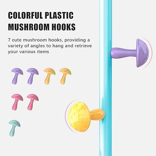 Image of HomeCloud Heavy-Duty Steel Coat Hanging Stand for Home & Boutiques-Freestanding Clothes Hanger Rack for Coats, Jackets, Hats, Bags & Daily Garments (Skyblue)