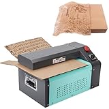 DHMYYXGS Máquina Trituradora Papel Embalaje Nido Abeja,Trituradora Cartón Pequeño,Cortadora Tiras Malla Cartón Desecho,Ancho Corte 25 Mm,Interruptor Giratorio,para Embalaje Exprés 550mm