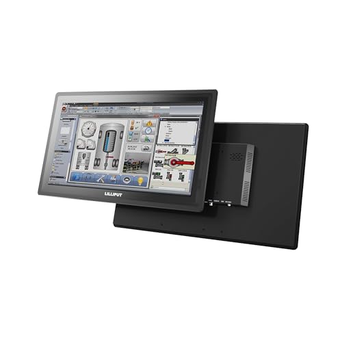 Image of LILLIPUT 18.5 inch TK1850 1000 Nits Metal housing Monitor IP65 Front Panel Design with HDMI, VGA, AV Metal Frame Monitor (TK1850 /C -Non-Touch Model)