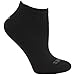 ASICS Cushion Quarter Running Socks 3-Pairs, Black, Medium