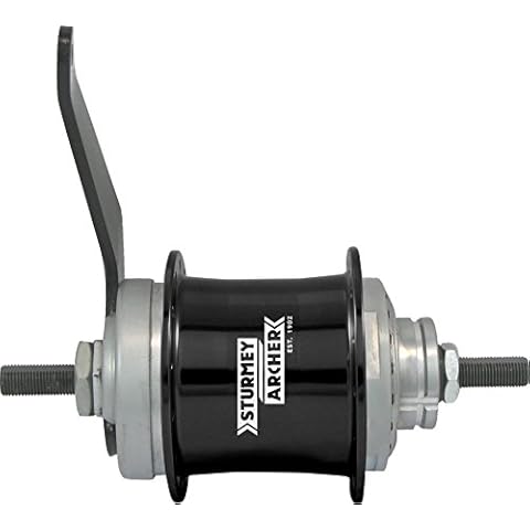 Sturmey-Archer S2C Kick-Shift Hub Kit 32h 116mm Black Cover