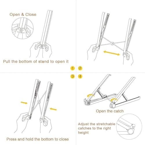 Base portátil ajustable para laptops PHAPPY miniatura 3