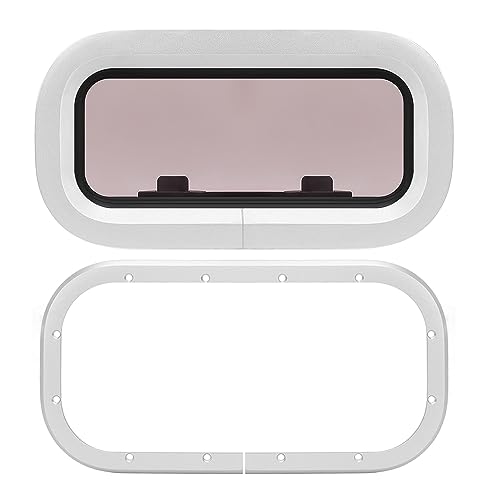 Janela de Vigia de Barco Resistente, Liga de Alumínio, Resistente a UV, Selada, à Prova D'água, Abe