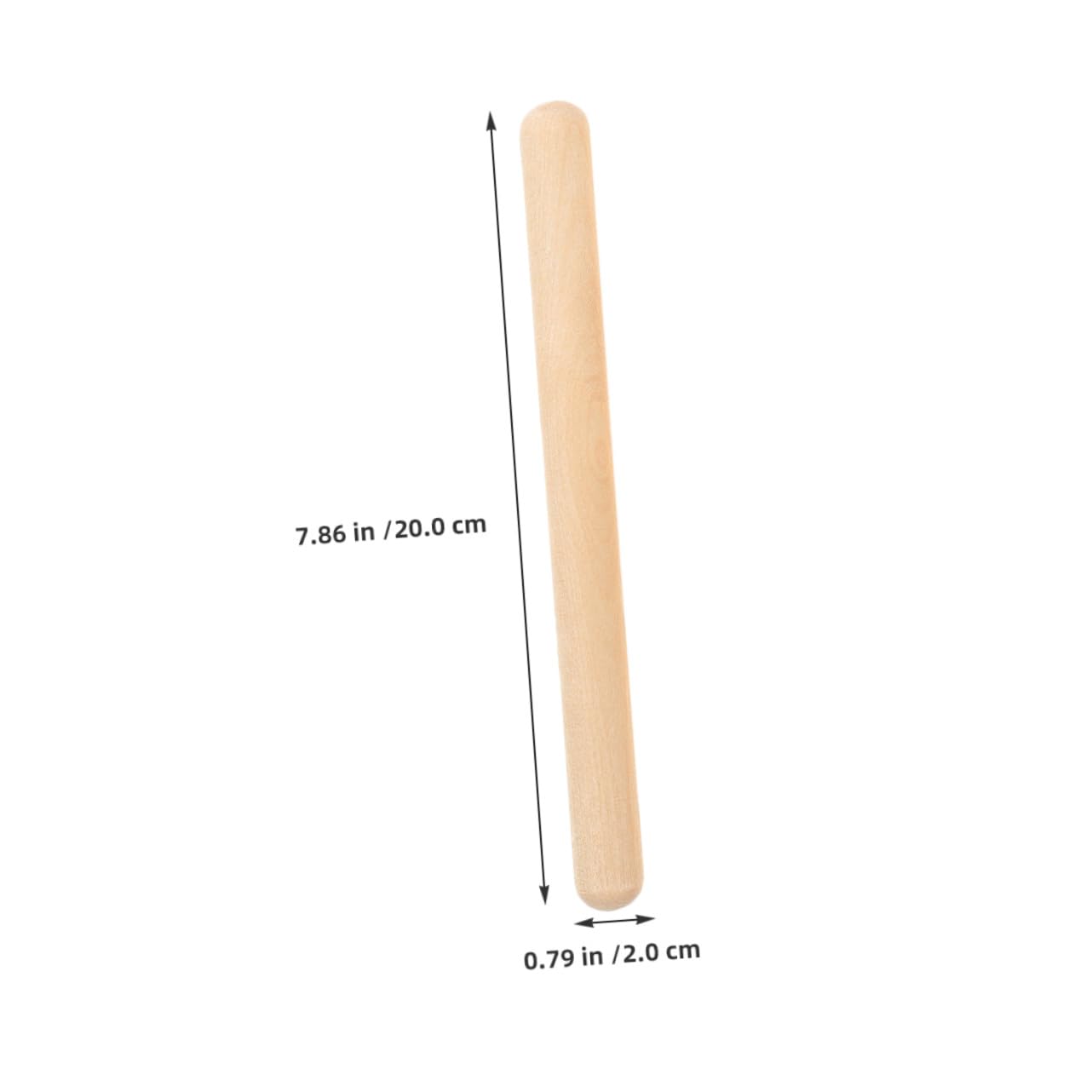 32 Pezzi Bastoncini Ritmici in Legno Percussione Bordi Arrotondati per Sviluppare Potenziale Musicale Gioco Educativo per Compleanno e Uso Interno