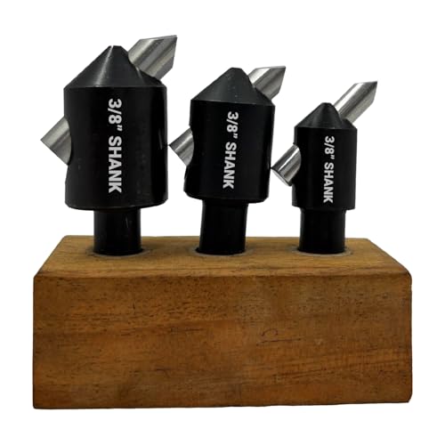 MachEl Set of 3 Fly Cutters with 3/8 Shank and HSS Tool Bit
