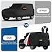 420D Custom Fit for Jeep Wrangler 2 Door 1987-2025 2026 Car Cab Cover, JK JL CJ YJ TJ, Waterproof Full Exterior Cover Rain Sun Protection with Door Zipper,Oxford Fabric, Snow Resistant Vehicle Cover