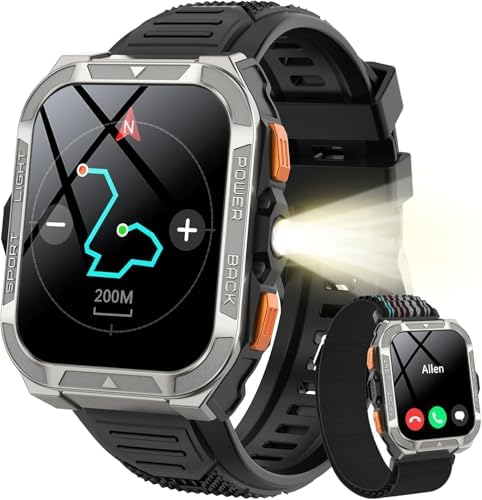 Smartwatch Masculino com GPS e Bússola | Chamadas Bluetooth, +100...