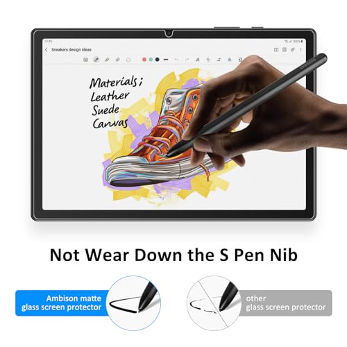 Ambison SAMSUNG TAB S9/S9 FE 11INCH 2023 [2 Pack Matte Glass Screen Protector Compatible With Samsung Galaxy Tab A9+/S9/S9 Fe (11 Inch 2023 Released), Anti-Glare & Fingerprints/Tempered Glass/Bubble Free, Tablet A9+/S9/S9 Fe Model thumb #4