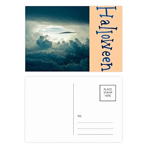 Cartes postales Halloween chic art déco pour éviter les designs terrifiants industriels