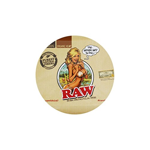 RAW 18600 Small Girl Metal Rolling Tray, 27.5 x 17.5 cm, Metal