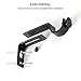 Anndason Heavy Duty Curtain Rod Brackets for 3/4 or 5/8 Inch Rod, Black Color, (Set of 8)
