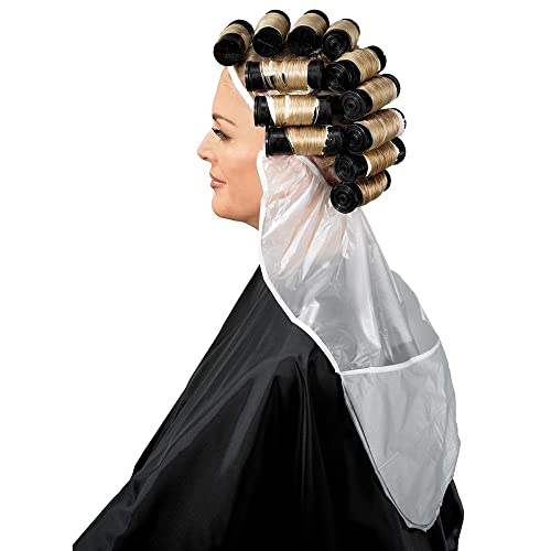 Betty Dain Chemical Neutralizing Cap for Processing Curls and Chemical Treatments - Soft Reusable Vinyl with Sealed Pocket to Catch Chemical Run-off, Ideal for Perms and Treatments using Chemicals