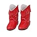 Produktbild Stiefel Puppenschuhe Mini Schuhe Rot für American Girl Puppen