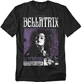 Popfunk Harry Potter Bellatrix Lestrange Band Unisex Adult T Shirt, Black, Large
