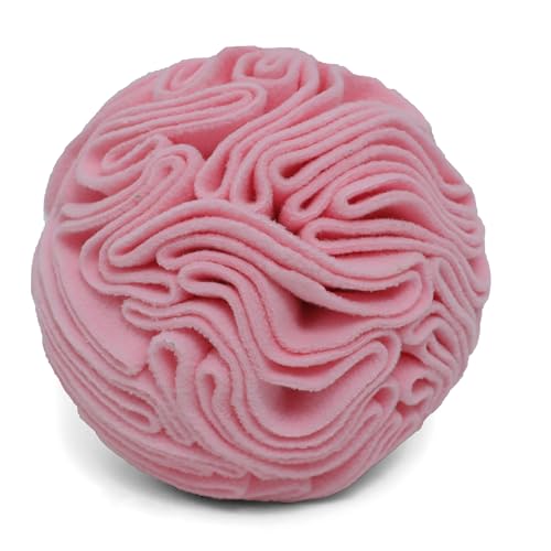 kmirepa Snuffle Ball for Dogs, Slow Feeder Mental Enrichment Toy, Cute Interactive Puzzle Game for Anxiety Relief & Indoor Fun, Pet Search Game for Small Medium Dogs, Machine Washable