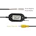 Camecho Updated 12V / 24V Wireless Color Video Transmitter & Receiver Kit for Vehicle RV Bus Front Car Backup Rear View Camera