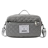 Psdndeww Bolso Bandolera a Cuadros Para Mujer Bolso De Hombro Pequeño Con Superior Bolso De Viaje De Resistente Agua Bolsos Con Superior Para Mujer