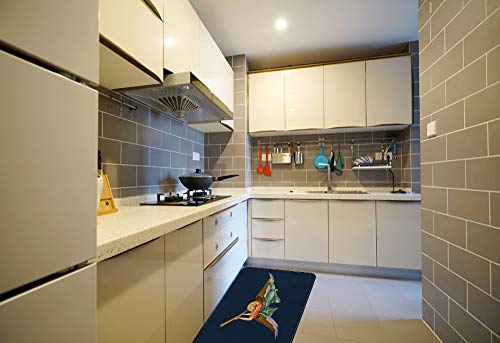Tapis de cuisine 99x50 cm antidérapant et lavable en machine de couleur moderne