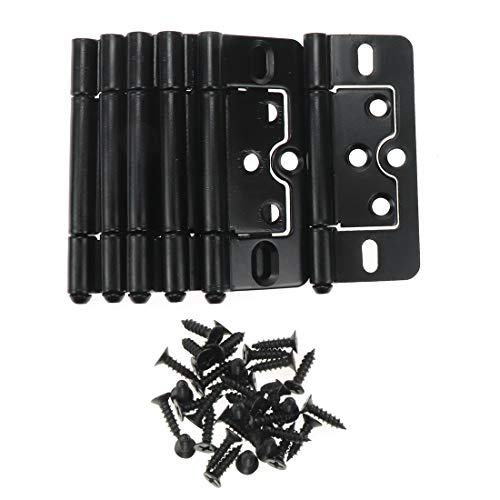 Coshar 6 Pcs Non-Mortise Hinges