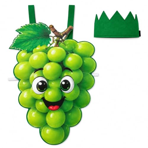 Image of Raj Costume Kids Fruit & Vegetable Fancy Dress Costume | Soft Felt Fruit and Vegetable Cutout Costume for Boys & Girls | School Annual Function