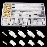 Lyeteung 120 Pezzi 2.8mm 2 Pin Kit di Cavi Elettrici Connettori, Connettore Filo Elettrico...