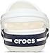 Crocs Unisex-Adult Crocband Clog, White/White/Navy, 11 Women 9 Men