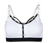 Nike Women's Dri-FIT Indy Logo Cutout Sports Bra X-Large White