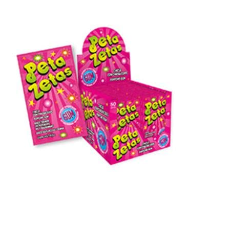 CARAMELOS CON CHASQUIDOS CHICLE PETA ZETAS ESTUCHE 50 UNIDADES Cover