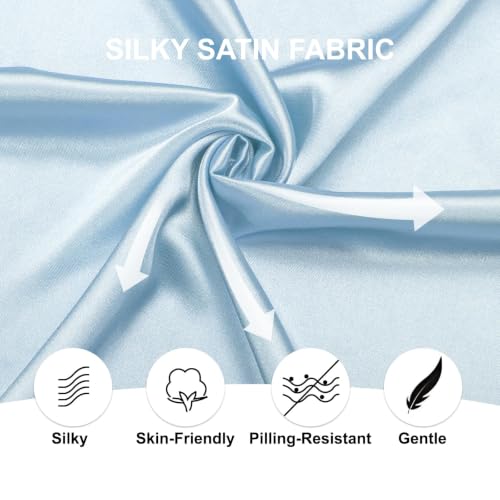 Image of Hi-Tie Men's Silk Satin Dress Shirts Long Sleeve Shiny Casual Button Up Shirts Luxury Party Disco Prom Wedding Shirt