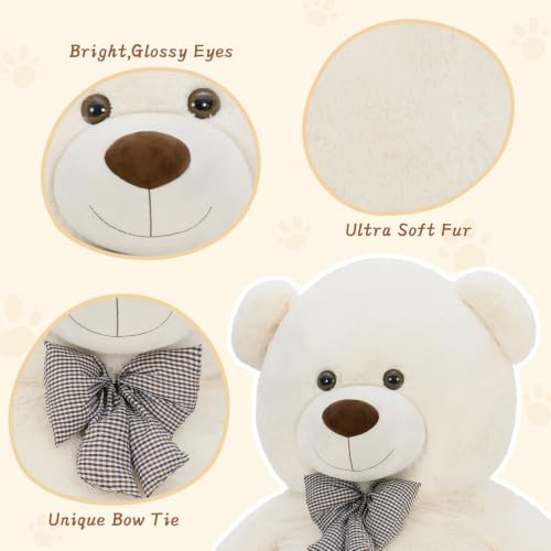 Image of MaoGoLan Large Teddy Bear 7 Feet, Oversized Plush Stuffed Animal, Beige