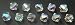 3mm Crystal AB, Czech MC Rondell Bead (Bicone, Diamond Shape), 2.5 gross = 360 pieces