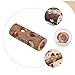 DOITOOL 300g Hamster Hideout Tunnel Durable Natural Wood Toy for Guinea Pigs Hamsters and Pets Safe Bite-Resistant Easy to Install Long Pet Play Tunnel