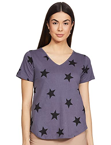 Image of A.T.U.N. (ALL THINGS UBER NICE) Womens Printed Cotton Long Sleeve Regular T-Shirt (Pack of 3)