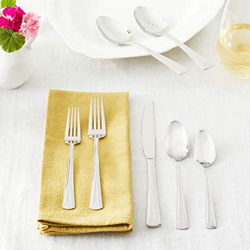 Oneida H246042A Cella 42PC set de table complet argent pour service de vaisselle chic