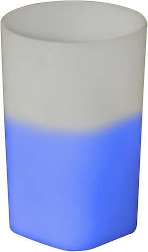 Miniatura 4 de Vaso de chupito de plástico que cambia de color de 2 onzas, parte inferior cuadrada única, libre de BPA y reutilizable, diseño de parte superior