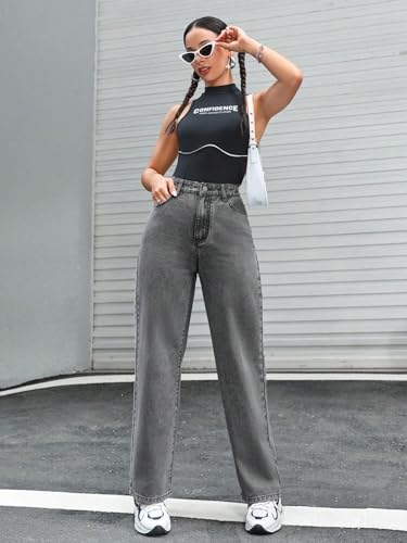 Image of KOTTY Women's Relaxed Fit Mid Rise Cotton Lycra Blend Stretchable Jeans
